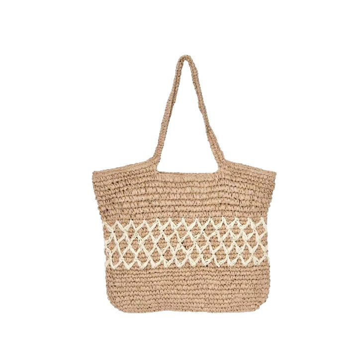 Stackable basket bag with decorative pattern element Bowlift