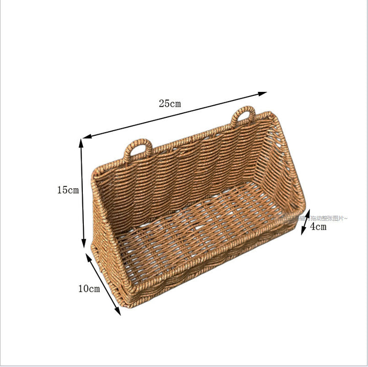 Decorative Woven Shelf Organizer Bowlift