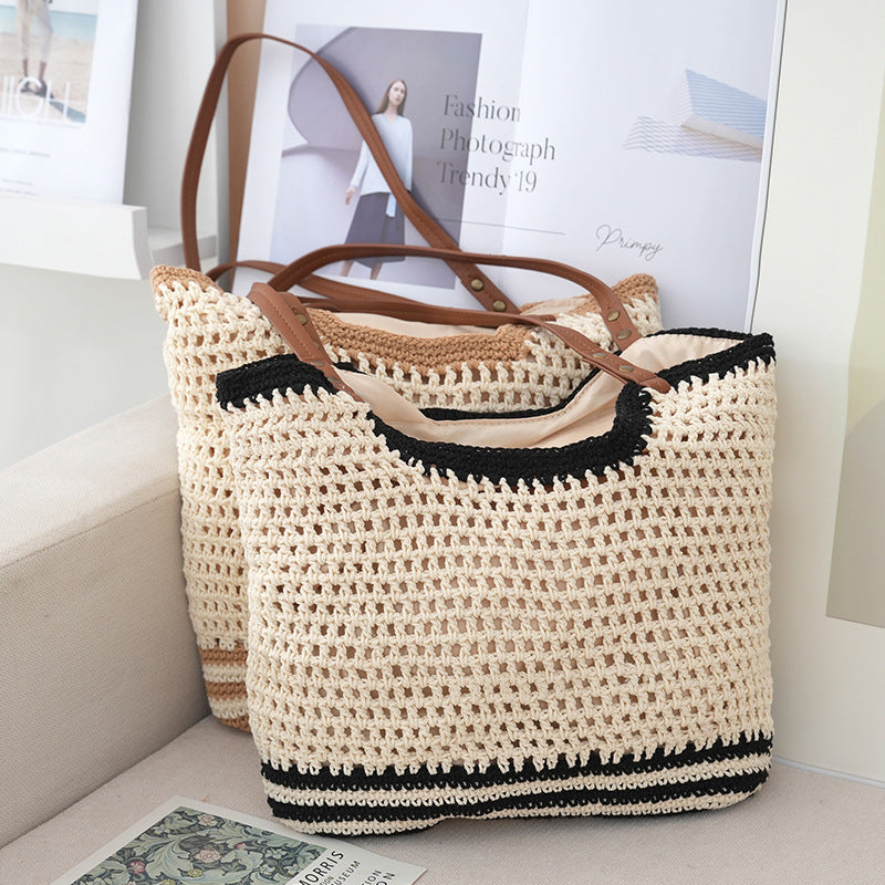 Timeless straw tote bag Bowlift