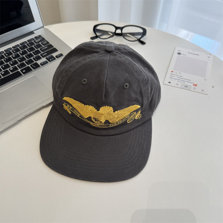 Men's Embroidered Graphic Cap Bowlift
