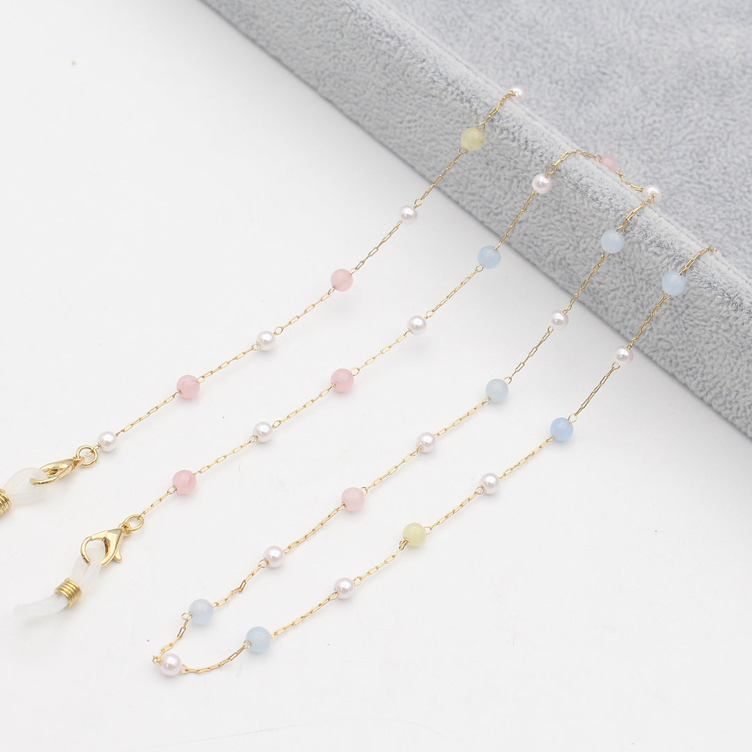 Elegant Multi-Color Eyewear Chain Bowlift