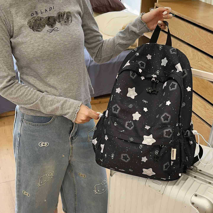 Stylish Galaxy-Themed Backpack Bowlift
