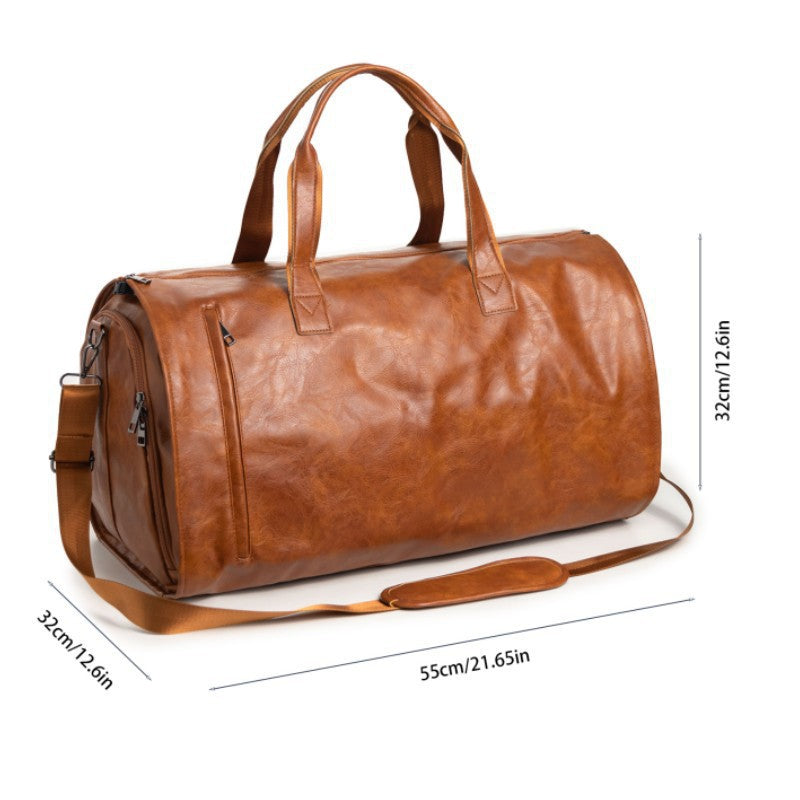 Premium Leather Duffle Bag Bowlift