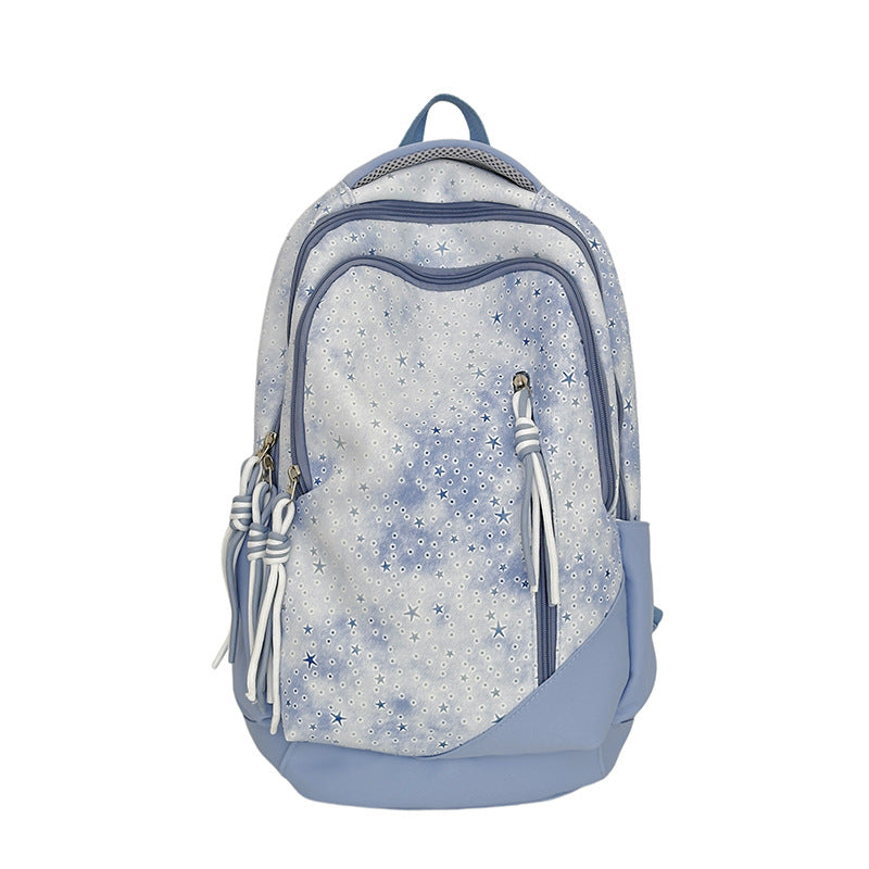 Starry-Themed School Backpack Bowlift