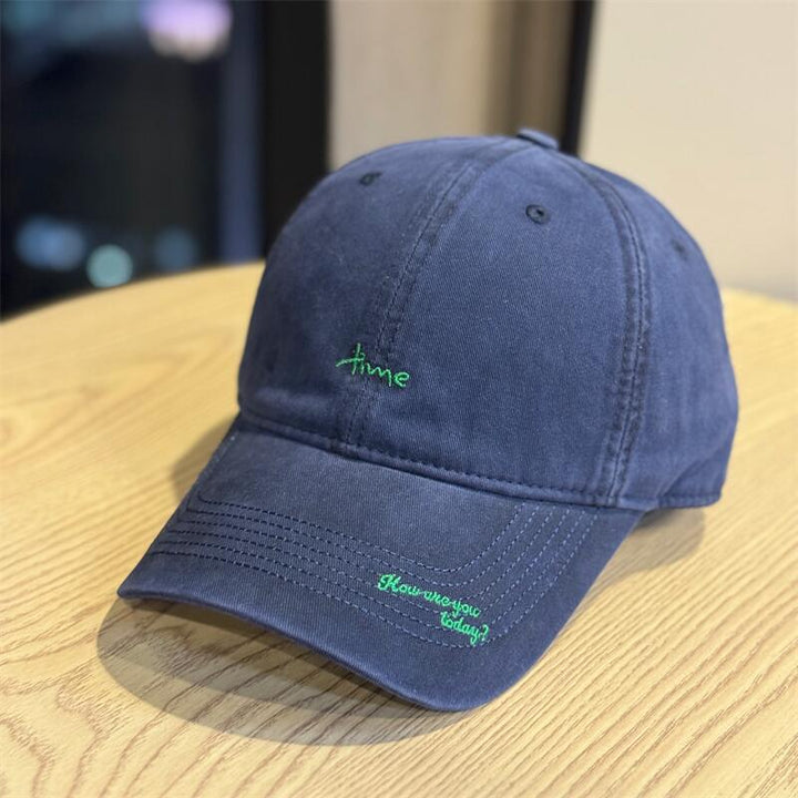 Women's Casual Embroidered Adjustable Cap Bowlift