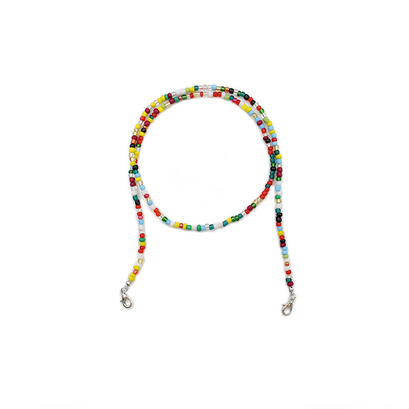 Artistic Beaded Eyewear Chain Bowlift