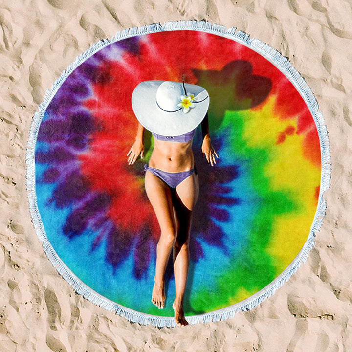 Rundstrand towel with unique sunset design Bowlift