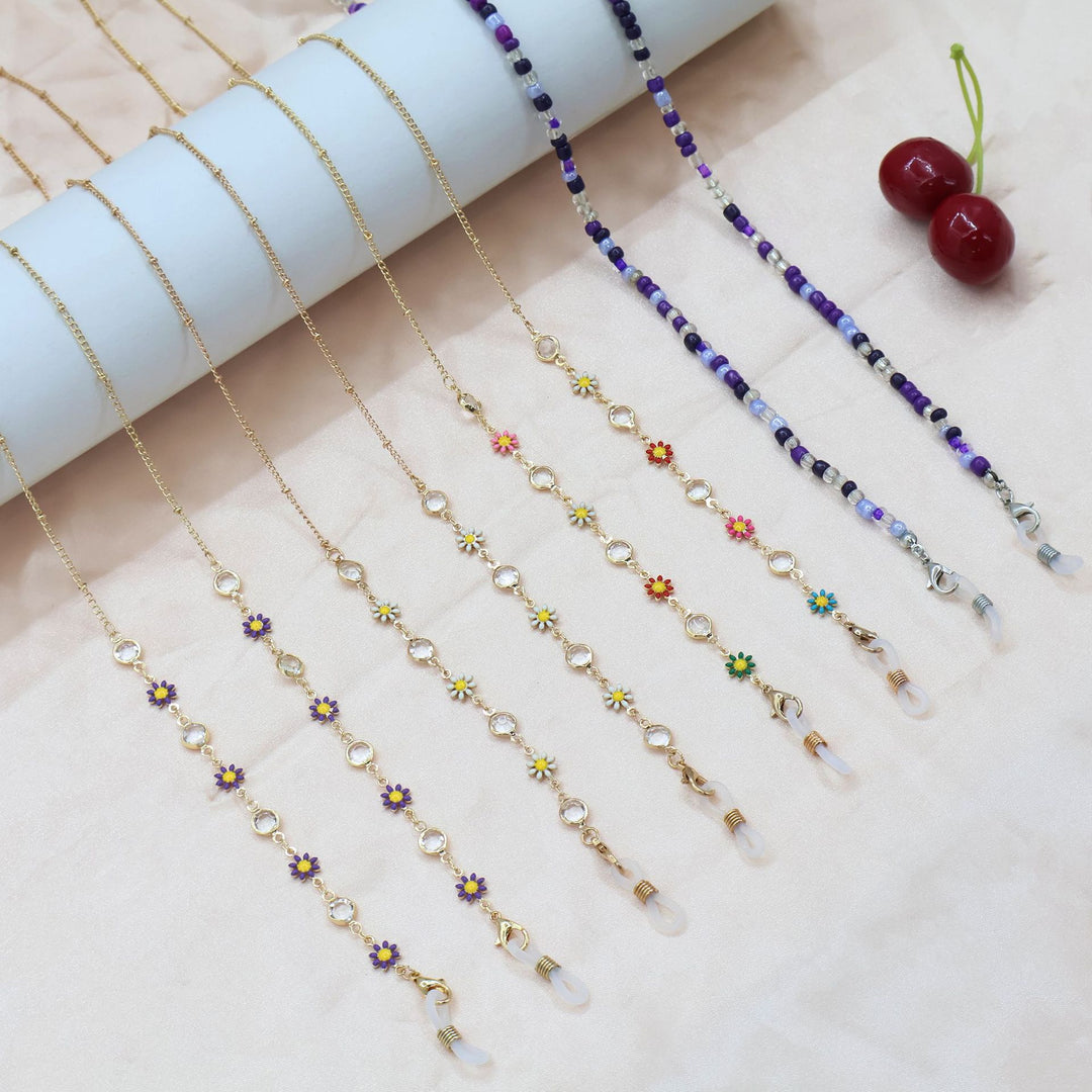 Beaded Eyewear Chain Holder Bowlift