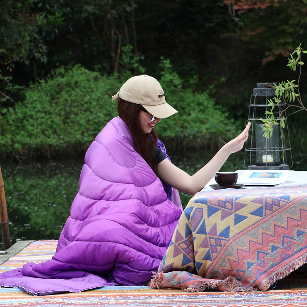 Unisex Travel Blanket with Thermal Insulating Filling Bowlift