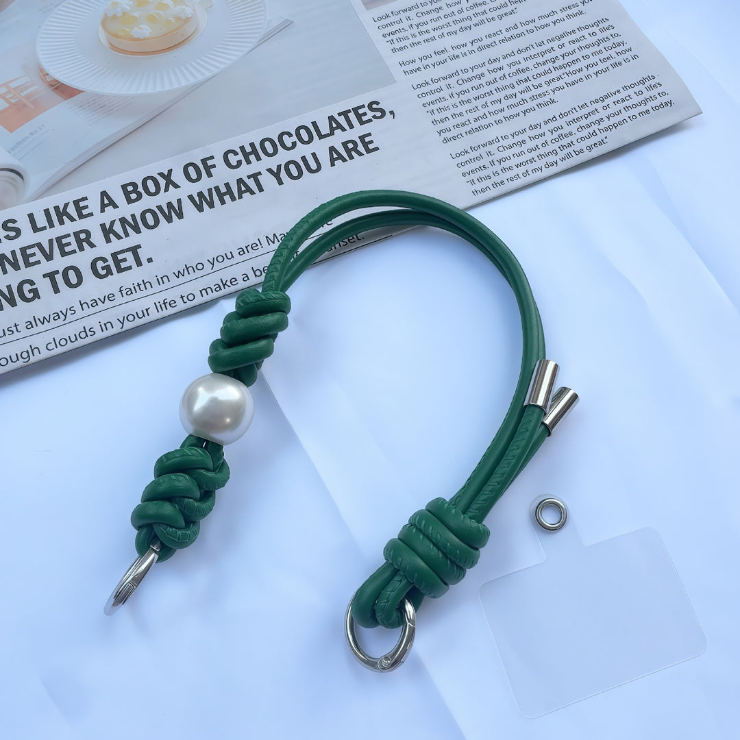 Elegant Braided Keyring Strap Bowlift
