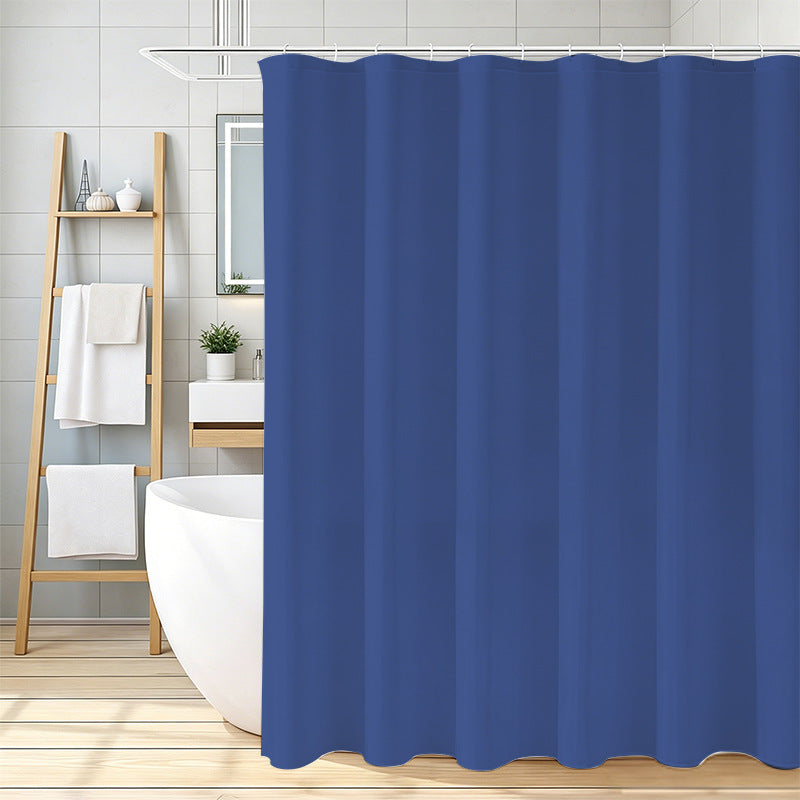 Waterproof Fabric Shower Curtain Bowlift