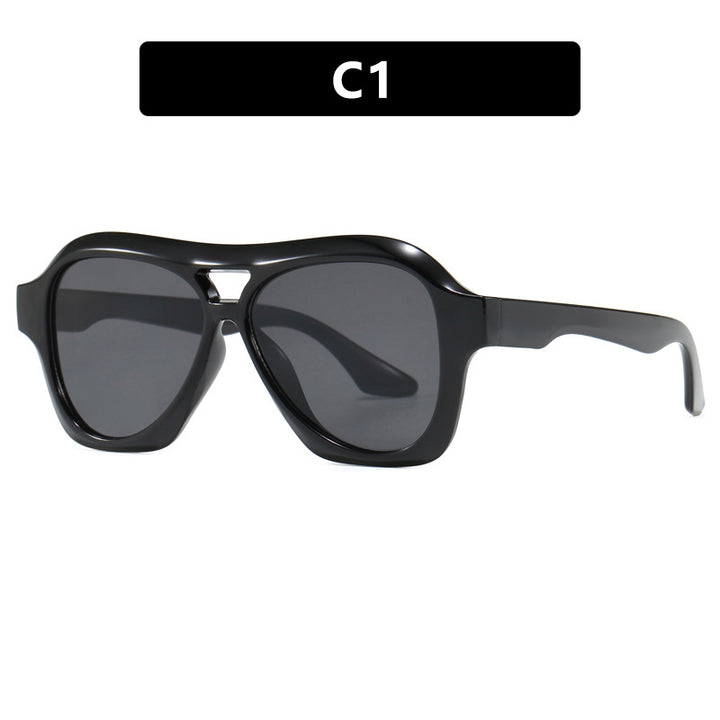 Ladies fashionable sunglasses in innovative design with wide frame Bowlift