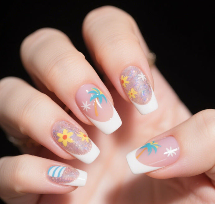 Tropical Paradise Nail Art Bowlift