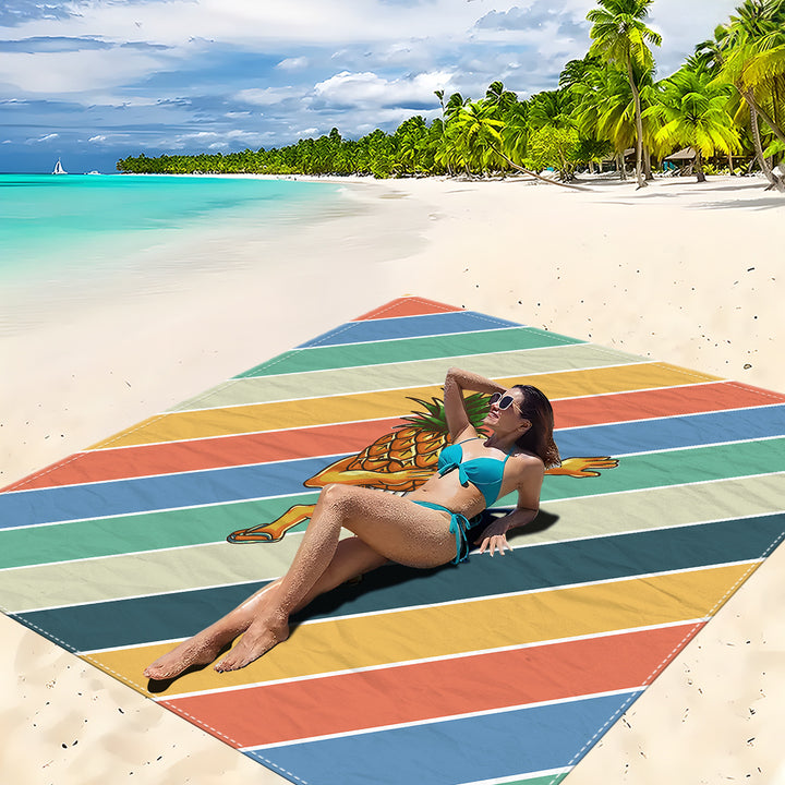 Mandala Design Beach Mat Bowlift