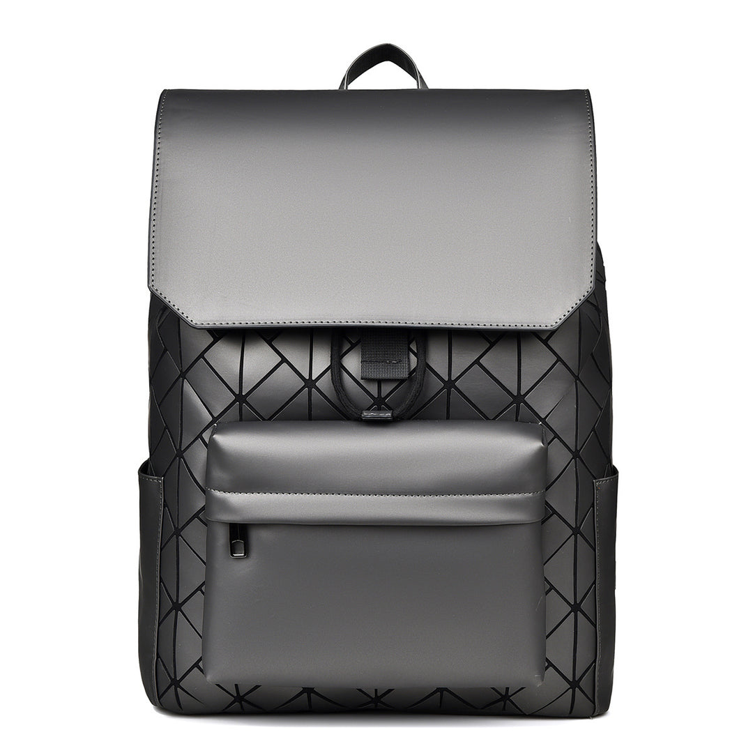 Stylish Textured Laptop Backpack Bowlift