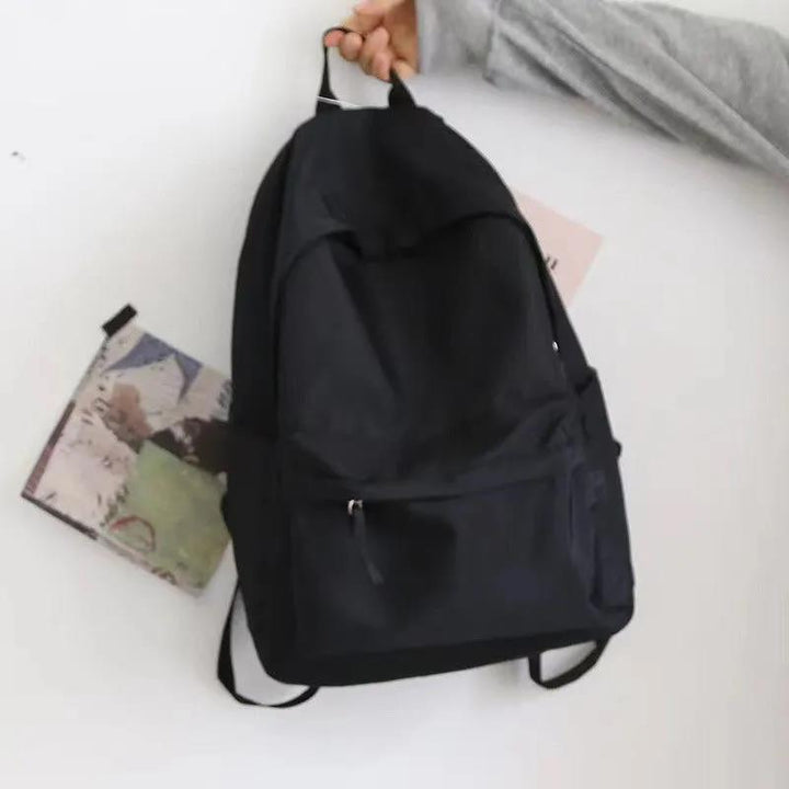 Backpack with Creative Badge Design Bowlift