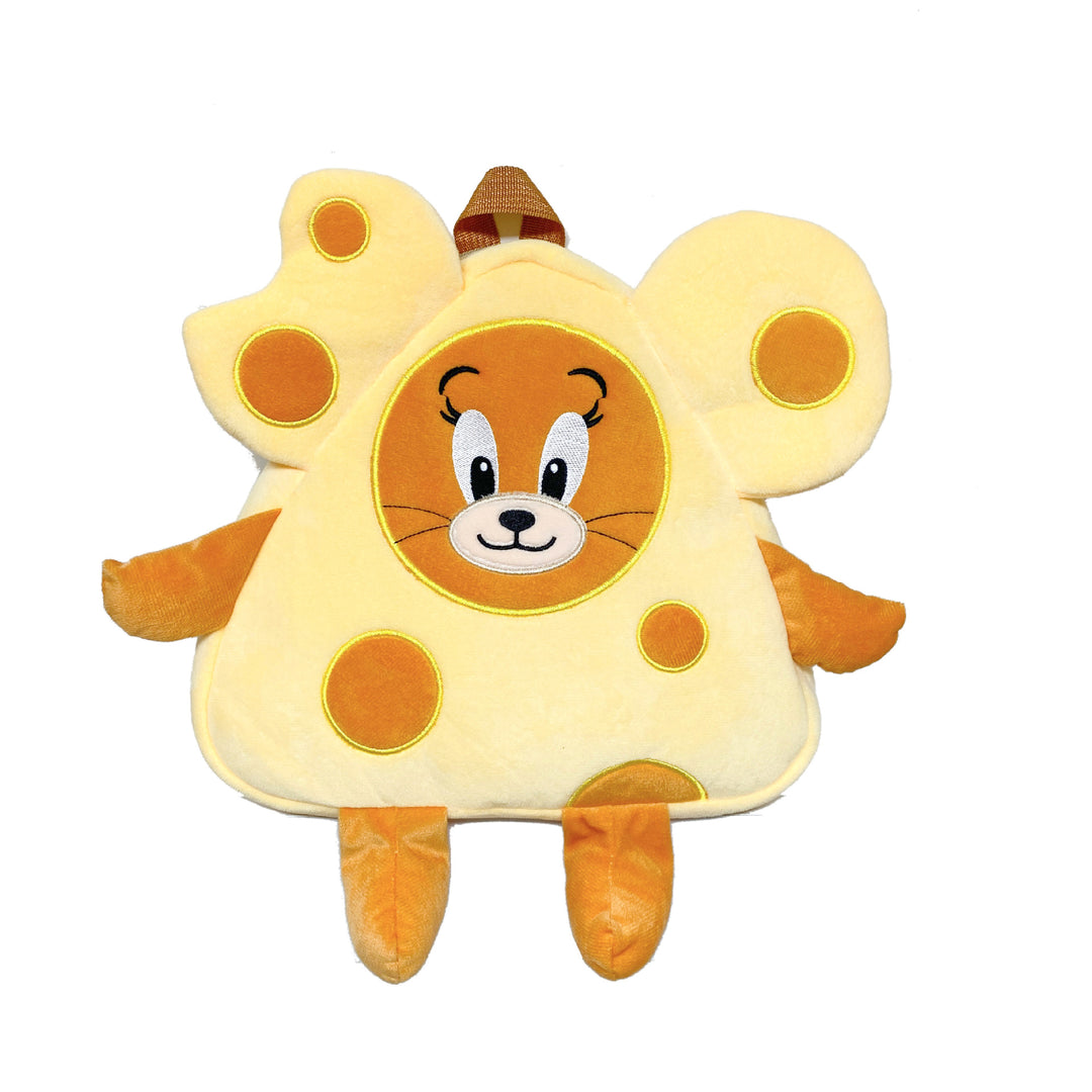 Plush Backpack in Cheese Design Bowlift