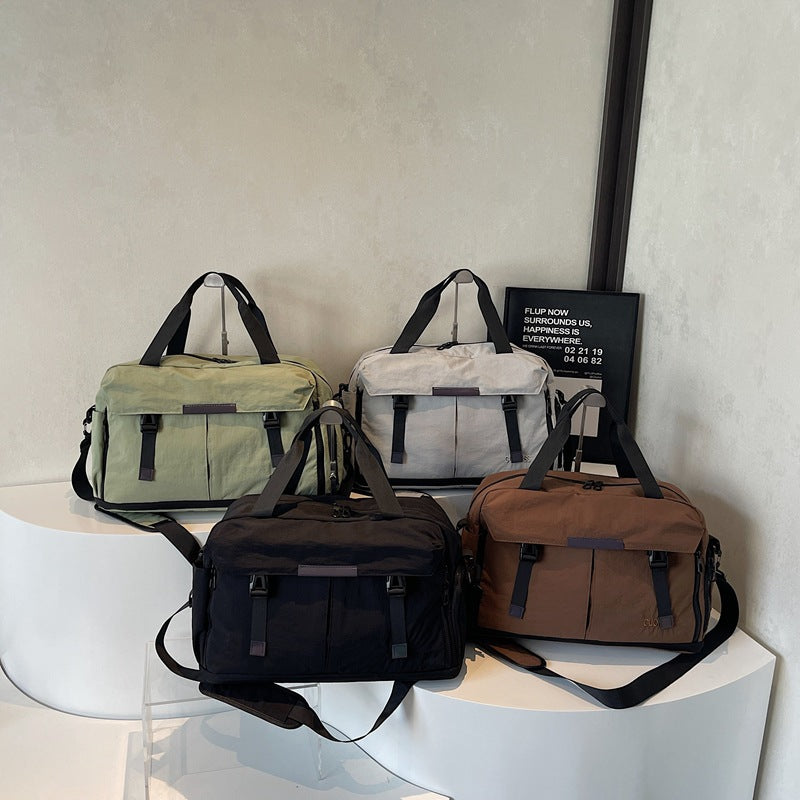 Water-Resistant Multi-Pocket Travel Duffle Bag Bowlift