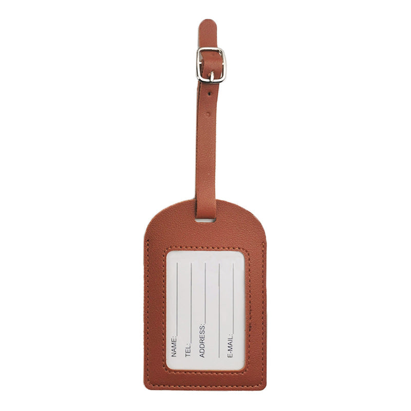 Premium Leather Luggage Tag Bowlift