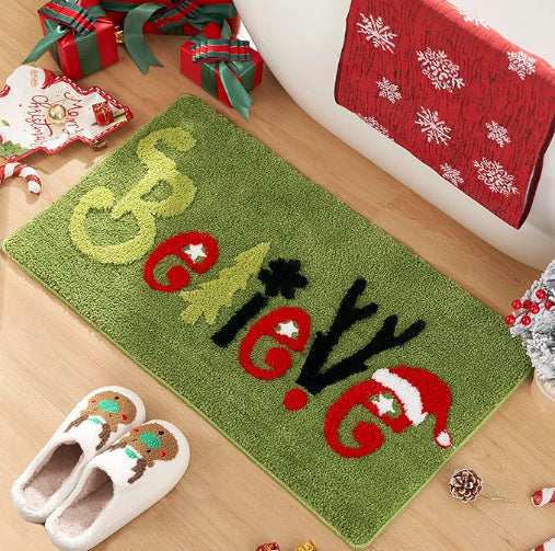 Whimsical Gnome-Themed Bath Mat Bowlift