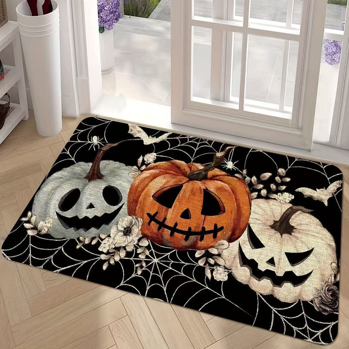 Floral Themed Welcome Mat Bowlift