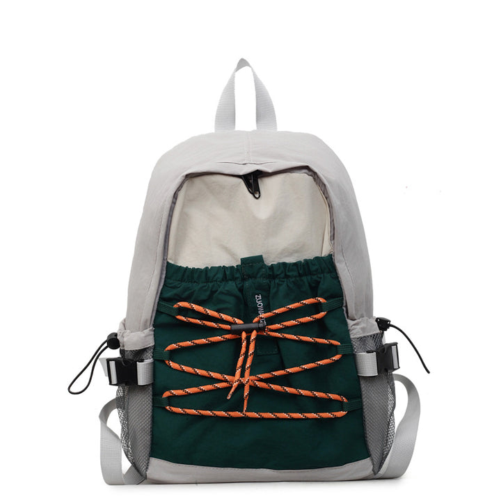 Stylish Leisure Backpack With Practical Outer Pockets Bowlift