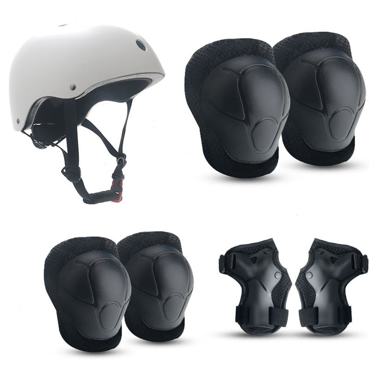 Children's Colorful Safety Helmet and Protective Gear Set Bowlift