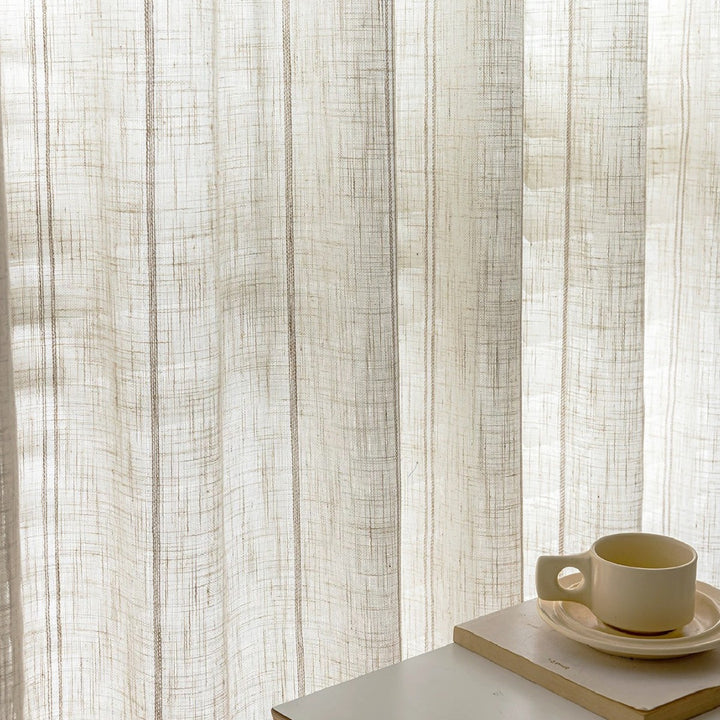 Textured Linen Curtains Bowlift