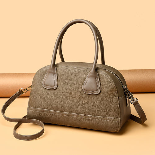 Textured Leather Doctor Bag Bowlift