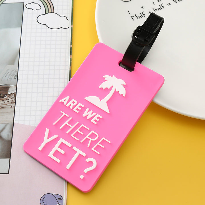 Unisex Luggage Tag with Motivating Holiday Message Bowlift