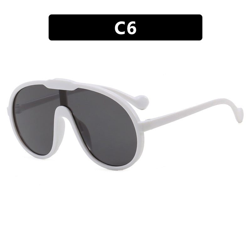 Ladies fashionable sports sunglasses in unique design with UV protection and flexible temples Bowlift