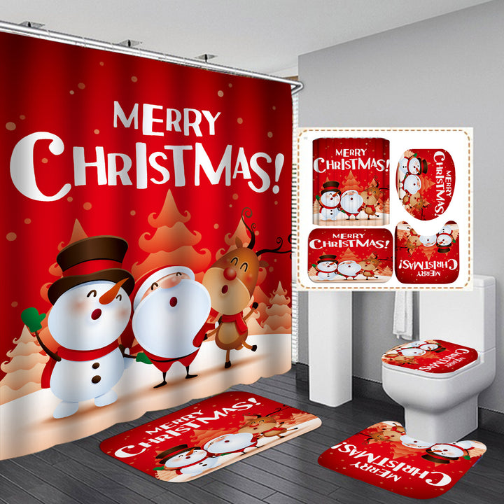 Holiday-Themed Bathroom Set Bowlift