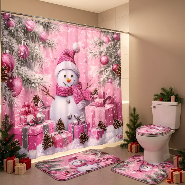 Winter-Themed Bathroom Set Bowlift