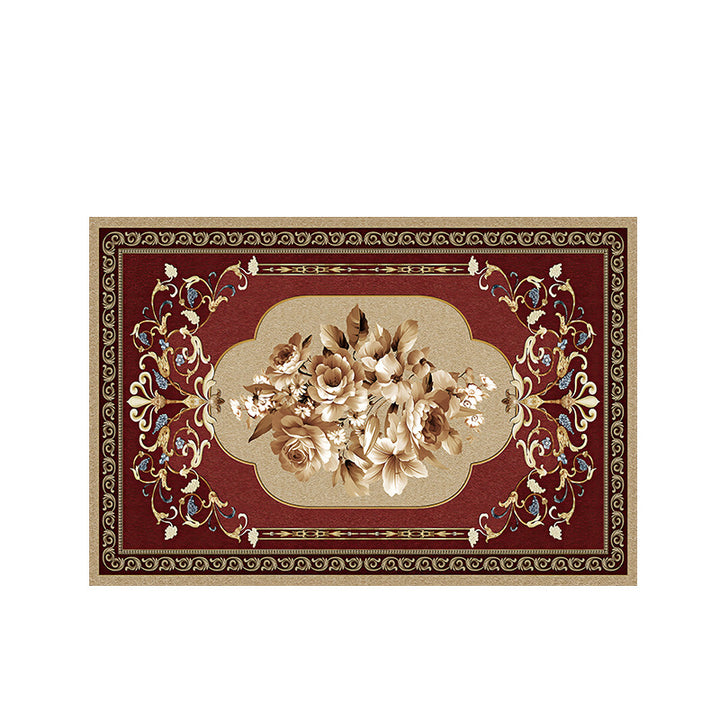 Luxurious Floral Pattern Bath Mat Bowlift