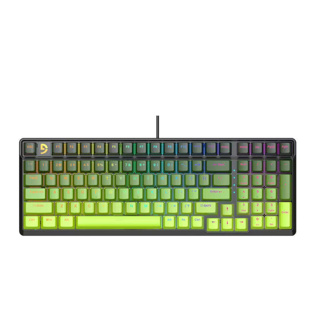 Mechanical Gaming Keyboard with Enhanced Key Response Bowlift