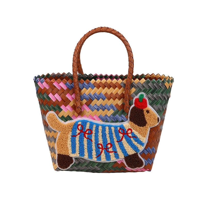 Shoulder bag with playful dog motif Bowlift