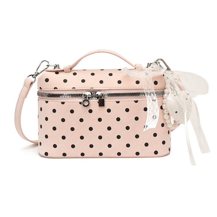 Polka Dot Fashion Handheld Carrier Bowlift