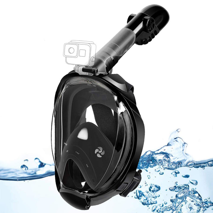 Full Face Snorkel Mask with Innovative Breathing System Bowlift