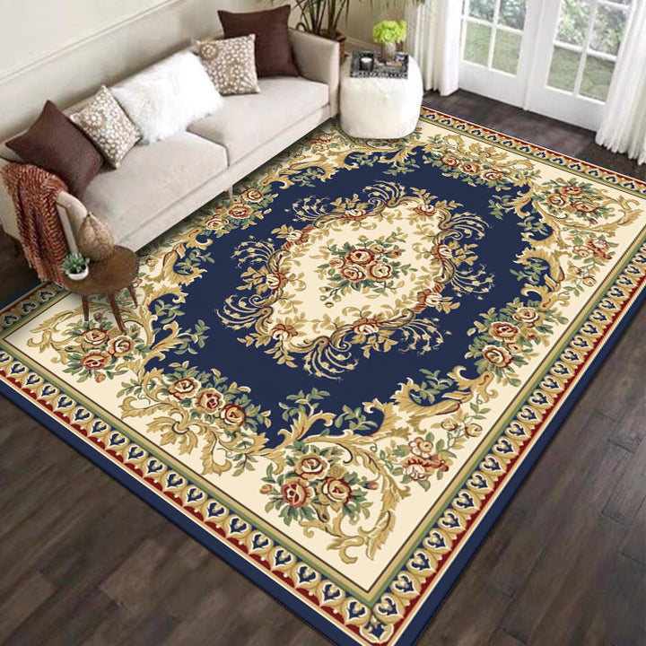 Vintage Floral Pattern Area Rug