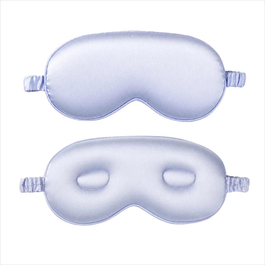 Unisex nano 3D-eye mask with distance chambers for eyelash protection and elastic comfort band Bowlift