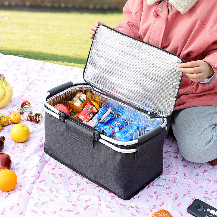 Premium Insulated Picnic Basket Bowlift