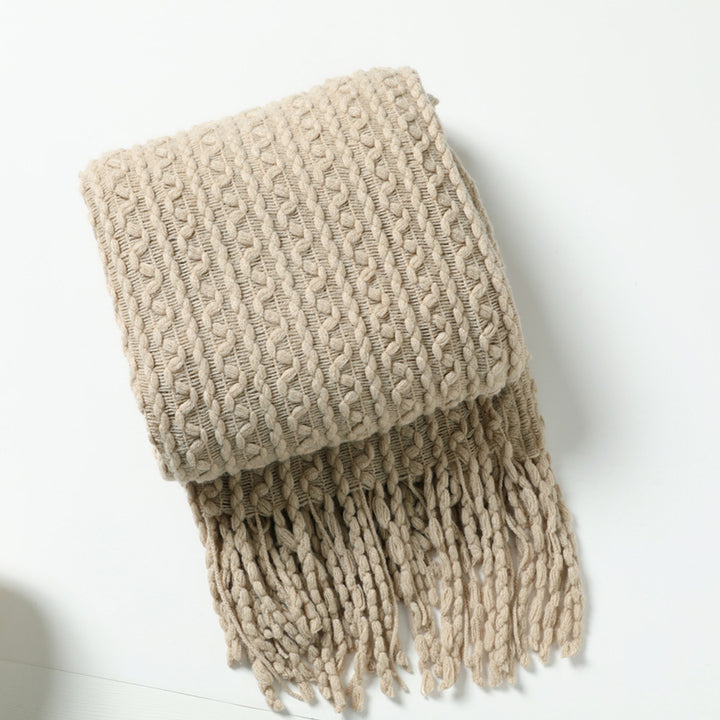 Cozy Knitted Scarf Bowlift