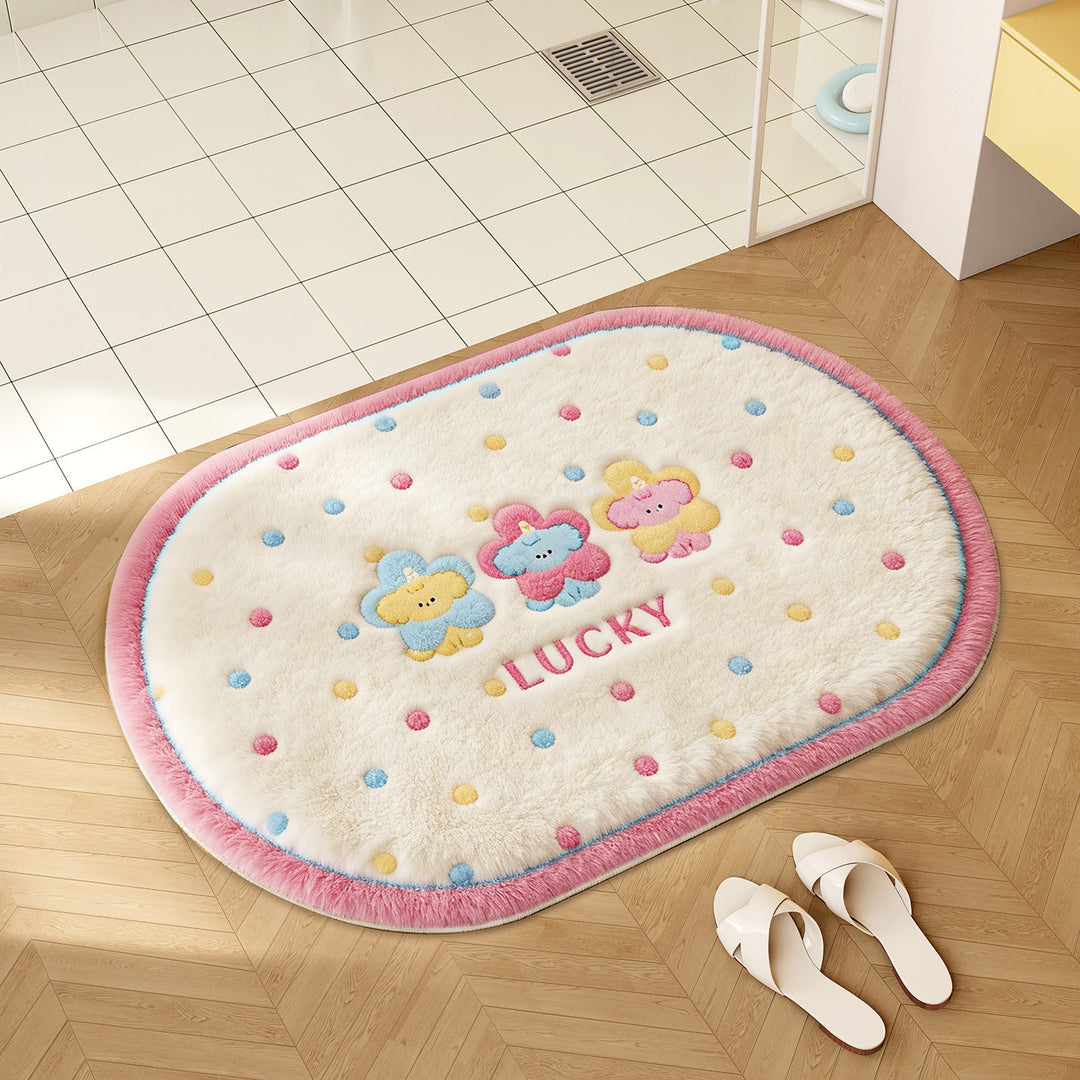 Playful Cartoon-Themed Bathroom Mat Bowlift