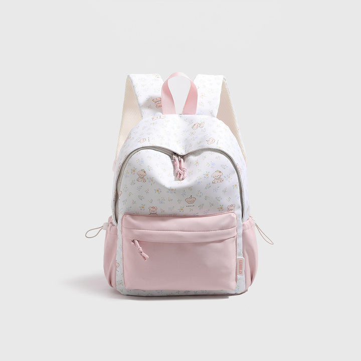 Playful Character Print Backpack Bowlift
