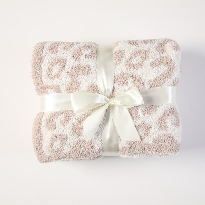 Luxury Leopard Print Throw Bowlift