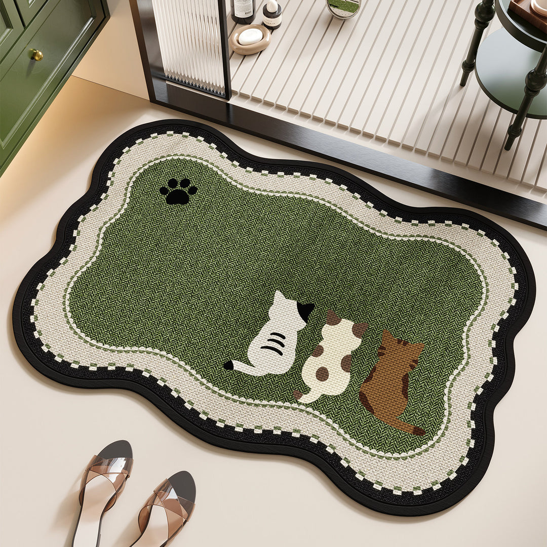 Pet-Themed Bath Mat Bowlift
