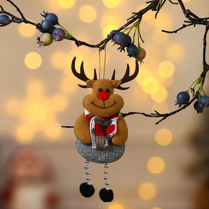 Decorative Felt Snowman Ornament Bowlift