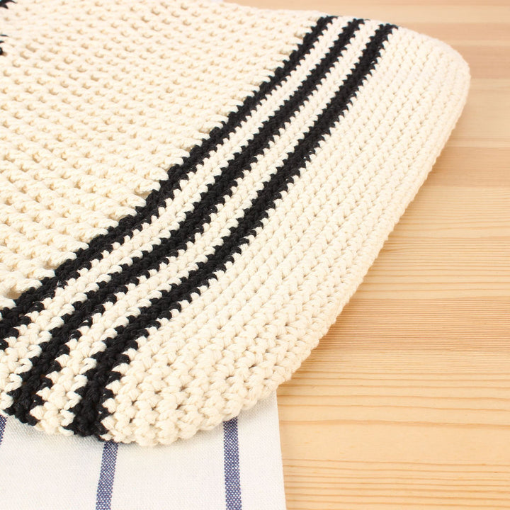 Stylish Macrame Tote Bag with Sturdy Leather Handles Bowlift
