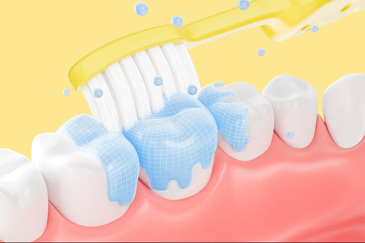 T-Shaped Interdraft Toothbrush Set Bowlift