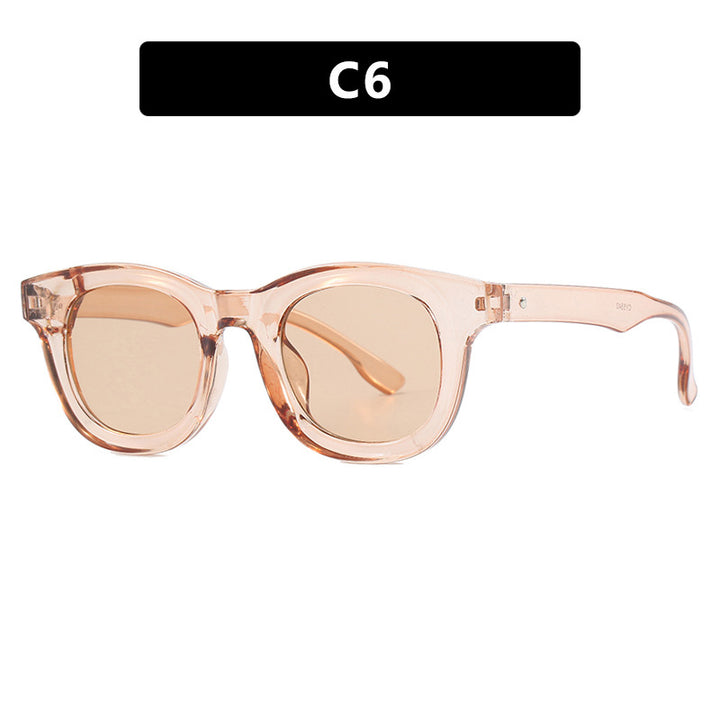 Women's stylish round sunglasses with sturdy frame and protective UV filter Bowlift